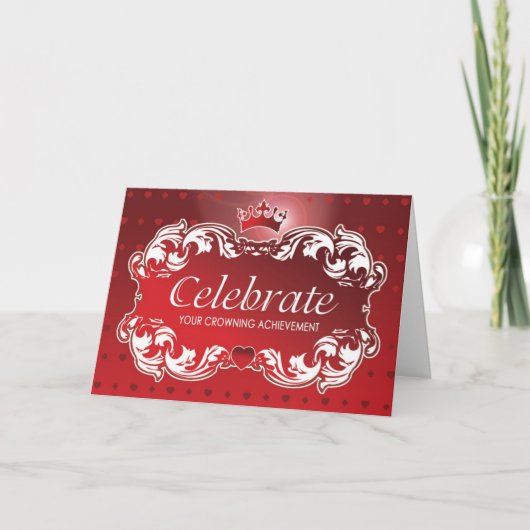 Bekronende Voltooiing Kaart (Voorkant)