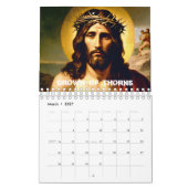Bekroond in genade Jezus tafel Kalender (Mar 2027)