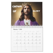 Bekroond in genade Jezus tafel Kalender (Feb 2026)
