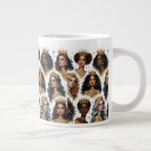 Bekroond in Wisdom Jumbo Mok (Rechts)