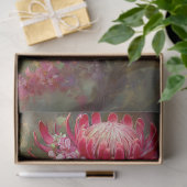 Bekroonde Australische Kingfisher Wildflower Decou Tissuepapier (Geschenk)