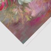 Bekroonde Australische Kingfisher Wildflower Decou Tissuepapier (Detail)