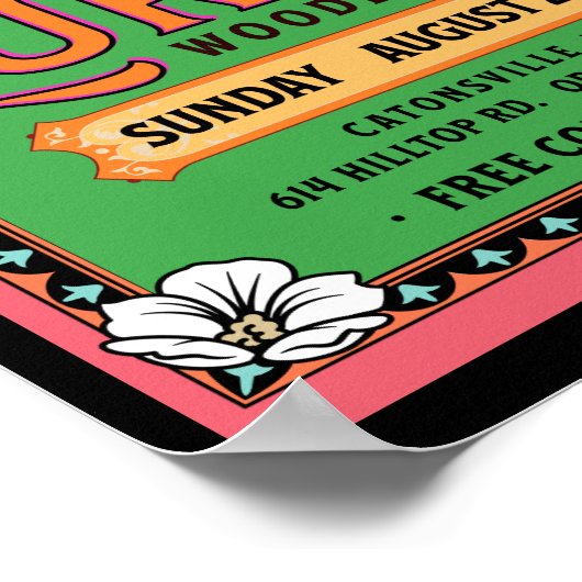 Bekroonde Technicolor Lurman 2022 Poster (Hoek)