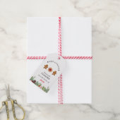 "Bekt met liefde" Cookies die Labels van cadeautje Cadeaulabel (Met Touw)