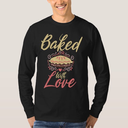 Bekt met liefdeskokerbakker t-shirt (Voorkant)
