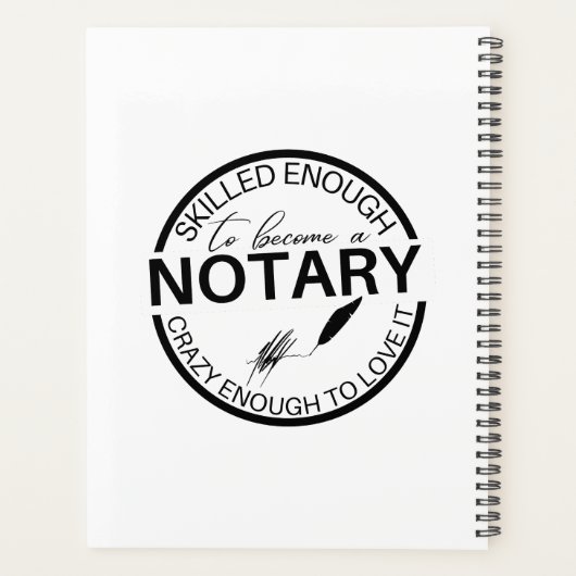 Bekwaam genoeg om notaris te worden planner (Achterkant)