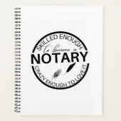 Bekwaam genoeg om notaris te worden planner (Voorkant)