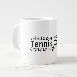 Bekwaam Genoeg Om Tenniscoach Te Worden Krachten Grote Koffiekop