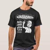Bekwame handen Zelfgemaakte pizza T-shirt (Voorkant)