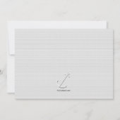 Bekwame Sailor foto uitnodiging (Achterkant)