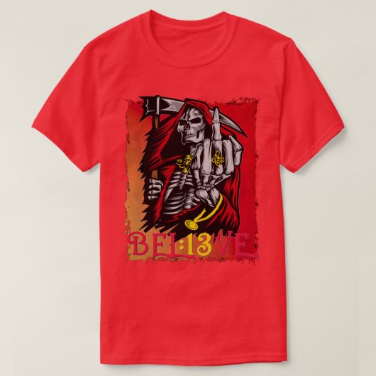 BEL13VE Kansas City Be the Grim Reaper 13 Tweede G T-shirt (Design voorkant)
