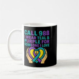Bel 988 Ik Draag Turquoise En Paars Voor Iemand Di Koffiemok