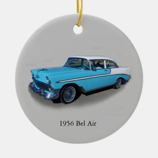 Bel Air 1956 Keramisch Ornament (Voorkant)