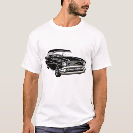Bel Air 1957 in zwart T-shirt (Voorkant)