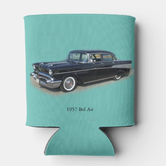 Bel Air koelbox 1957 Blikjeskoeler (Achterkant)