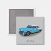 Bel Air magnet 1956 (Voorkant / Achterkant)