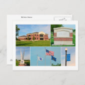 Bel Aire, Kansas, City Hall Briefkaart (Voorkant / Achterkant)