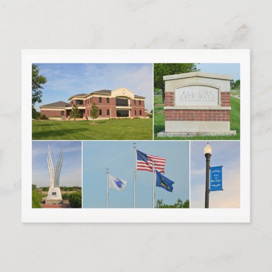 Bel Aire, Kansas, City Hall Briefkaart (Voorkant)