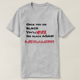 Bel Becky met goed haar T-shirt