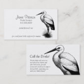 Bel de Doula Stork Visitekaartjes (Voorkant / Achterkant)