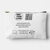 Bel de klantenservice tekst whatsapp Q R code busi Etui (Voorkant)