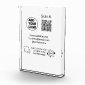 Bel de klantenservice tekst whatsapp Q R code busi Fotoblokken (Rechts)