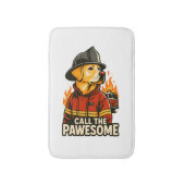Bel de Pawesome Pet Humor Badmat (Voorkant Verticaal)