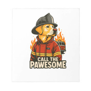 Bel de Pawesome Pet Humor Notitieblok