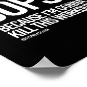 Bel de politie want ik ga dit uitzoeken. poster (Hoek)