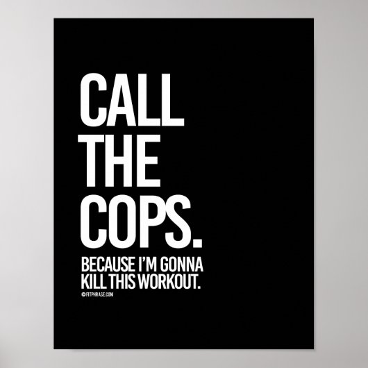 Bel de politie want ik ga dit uitzoeken. poster (Voorkant)