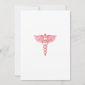 Bel de Shots Nursing Graduation Party-uitnodiging Kaart (Achterkant)