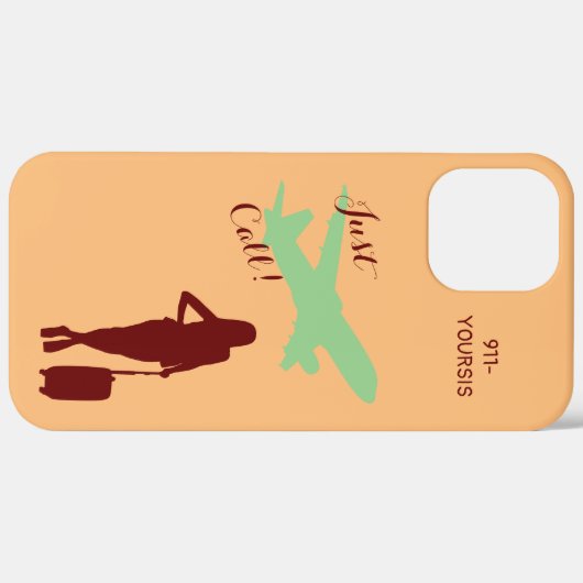Bel de zuster Case-Mate iPhone case (Achterkant (horizontaal))