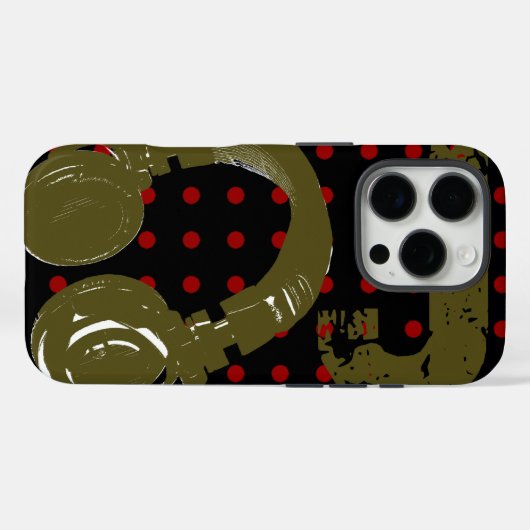 bel dj Case-Mate iPhone case (Achterkant (horizontaal))