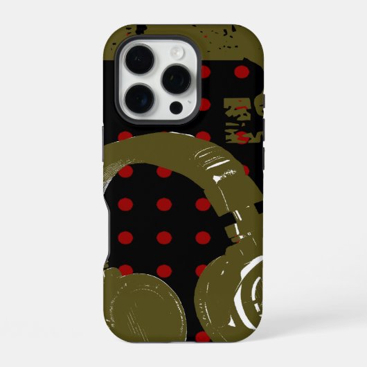 bel dj iPhone hoesje (Achterkant)