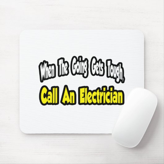 Bel een elektricien muismat (Met muis)