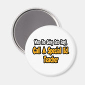 Bel een speciale Ed. onderwijzer Magneet (Voorkant / Achterkant)
