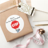 Bel geen deurbel Sticker (Geschenken)