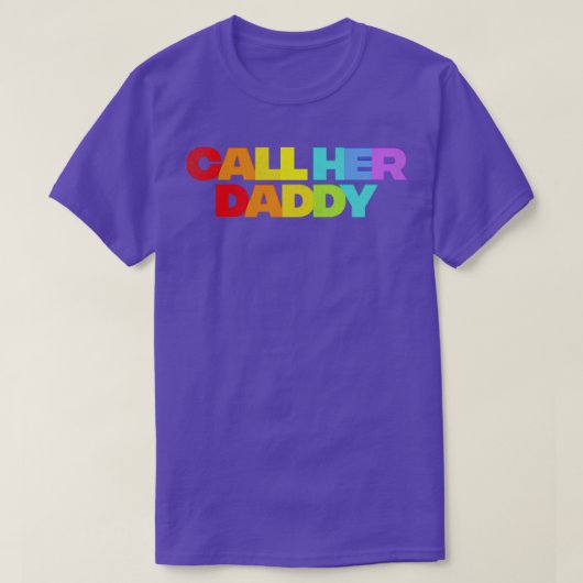 Bel haar papa 1 t-shirt (Design voorkant)