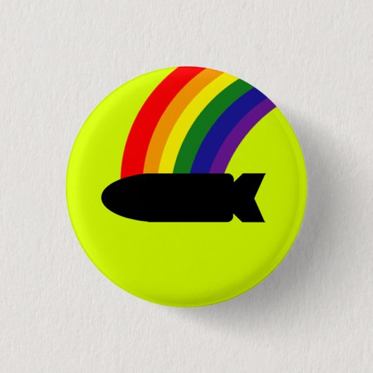 Bel het Bombplein Ronde Button 3,2 Cm (Voorkant)