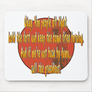 Bel het president. muismat