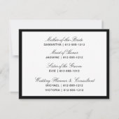 Bel iedereen Kaart | Schetste kalligrafie (zwart) (Achterkant)