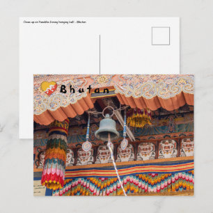 Bel in Punakha Dzong - Bhutan, Himalaya, Azië Briefkaart