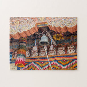 Bel in Punakha Dzong - Bhutan, Himalaya, Azië Legpuzzel