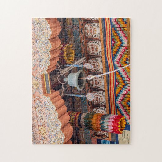 Bel in Punakha Dzong - Bhutan, Himalaya, Azië Legpuzzel (Verticaal)