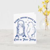 Bel in THC Vandaag Beer Grappig Lichaam Positief _ Kaart (Gele Bloem)