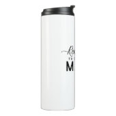 Bel je moeder cadeau voor haar thermosbeker (Gedraaid links)