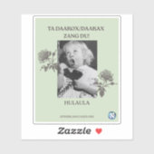 Bel je moeder! Hulaula Sticker (Vel)