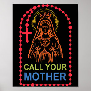 Bel je moeder  poster