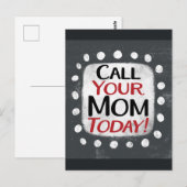 Bel je moeder vandaag nog Briefkaart (Voorkant / Achterkant)