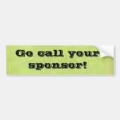 bel je sponsor bumpersticker (Voorkant)